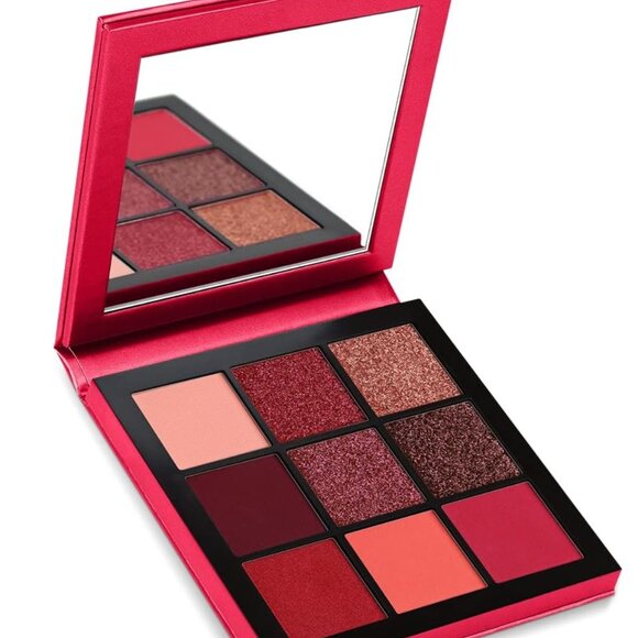 HUDA BEAUTY RUBY Obsession Eyeshadow Palette ~Raspberrry & Rose Gold NIP 10g - Picture 2 of 16